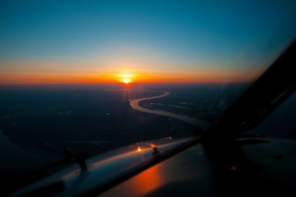 Вид из самолета