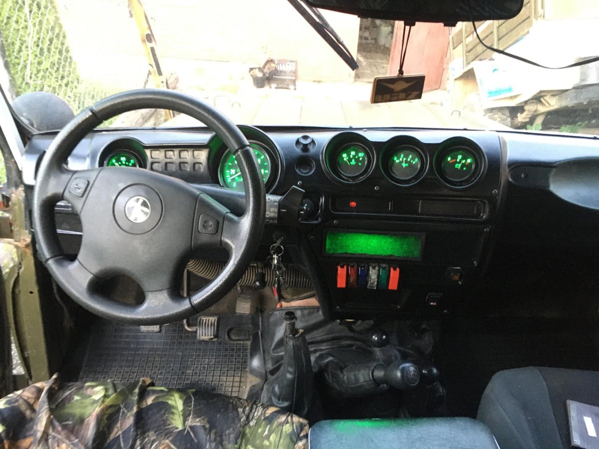Панель Барс в УАЗ 3151