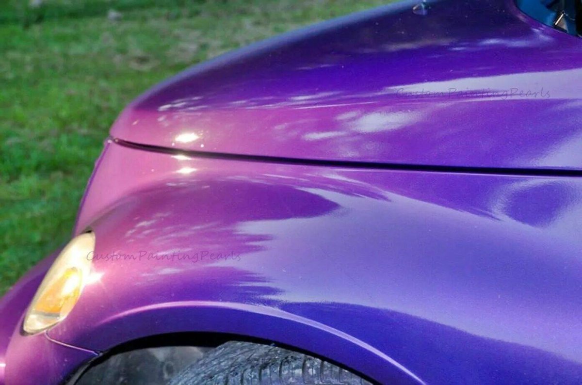 Сиреневая краска для авто