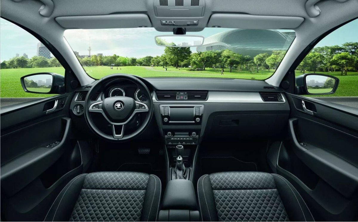 Шкода Рапид 2021 салон