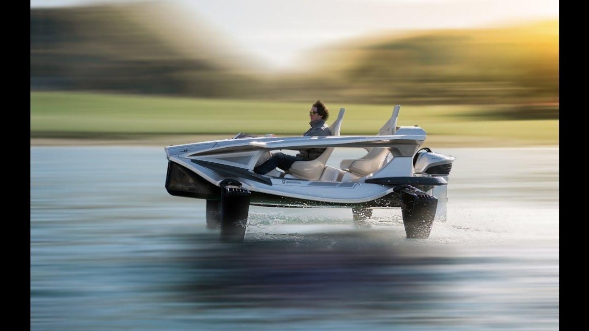 Лодка с подводными крыльями