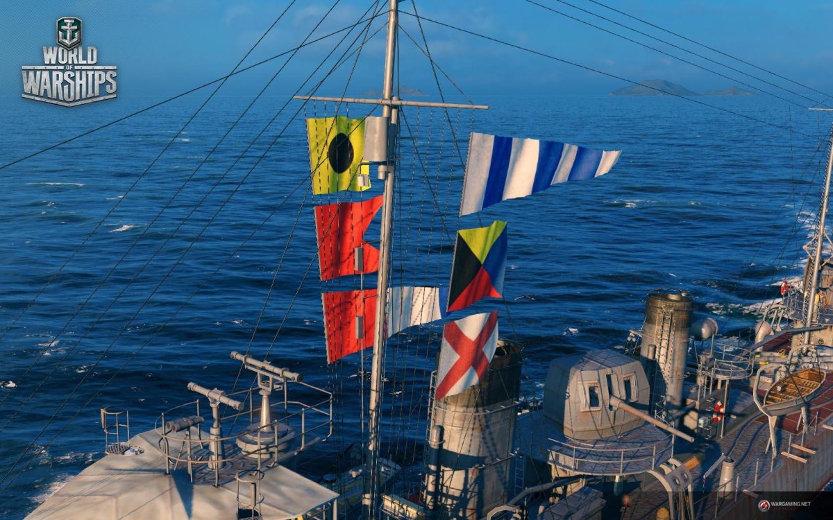 Флаги расцвечивания на кораблях ВМФ России