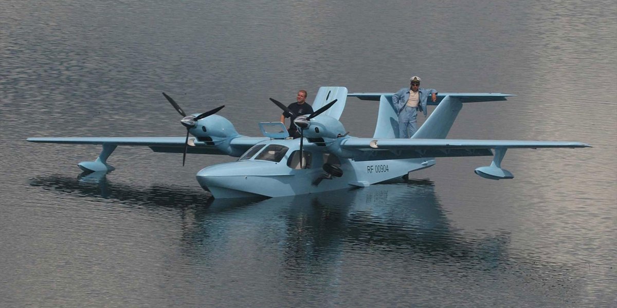 Самолет-амфибия л-42 "Чайка"