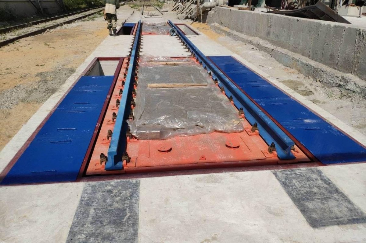 Вагонные весы вектор