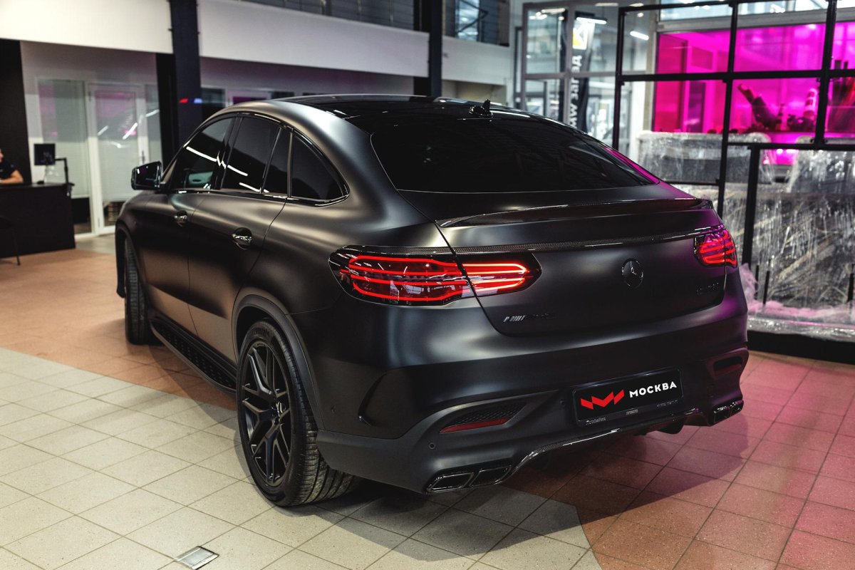 Мерседес GLE 63 Coupe AMG черный матовый