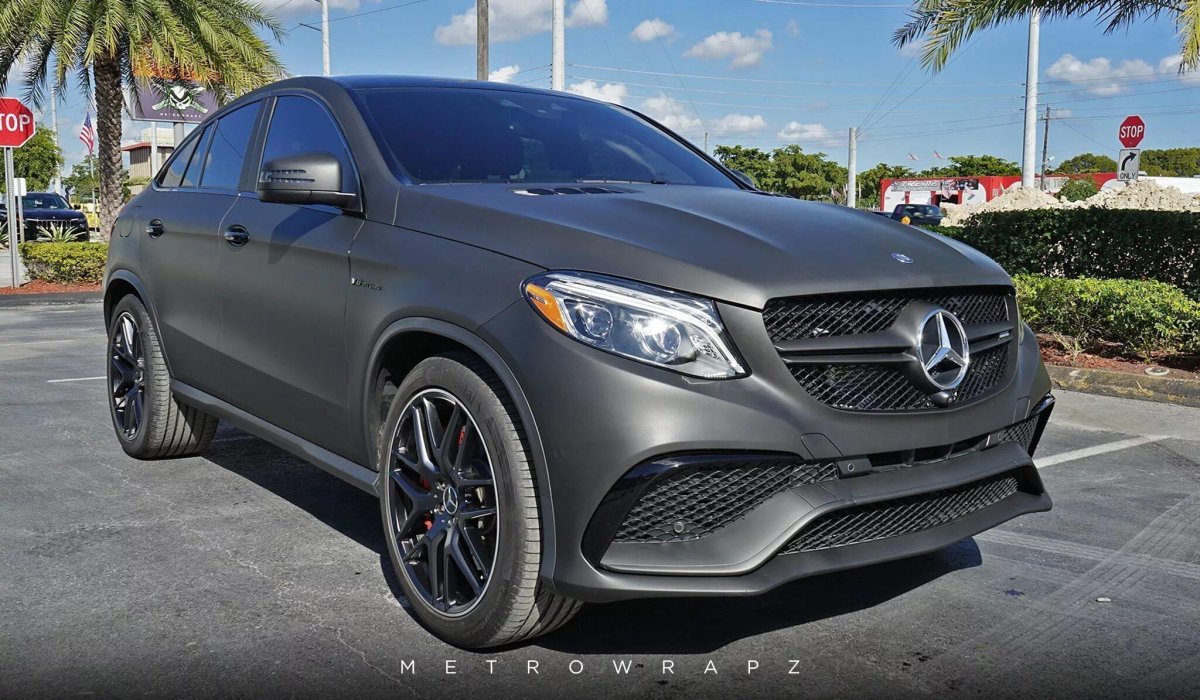 Mercedes Benz GLE 63s черный матовый