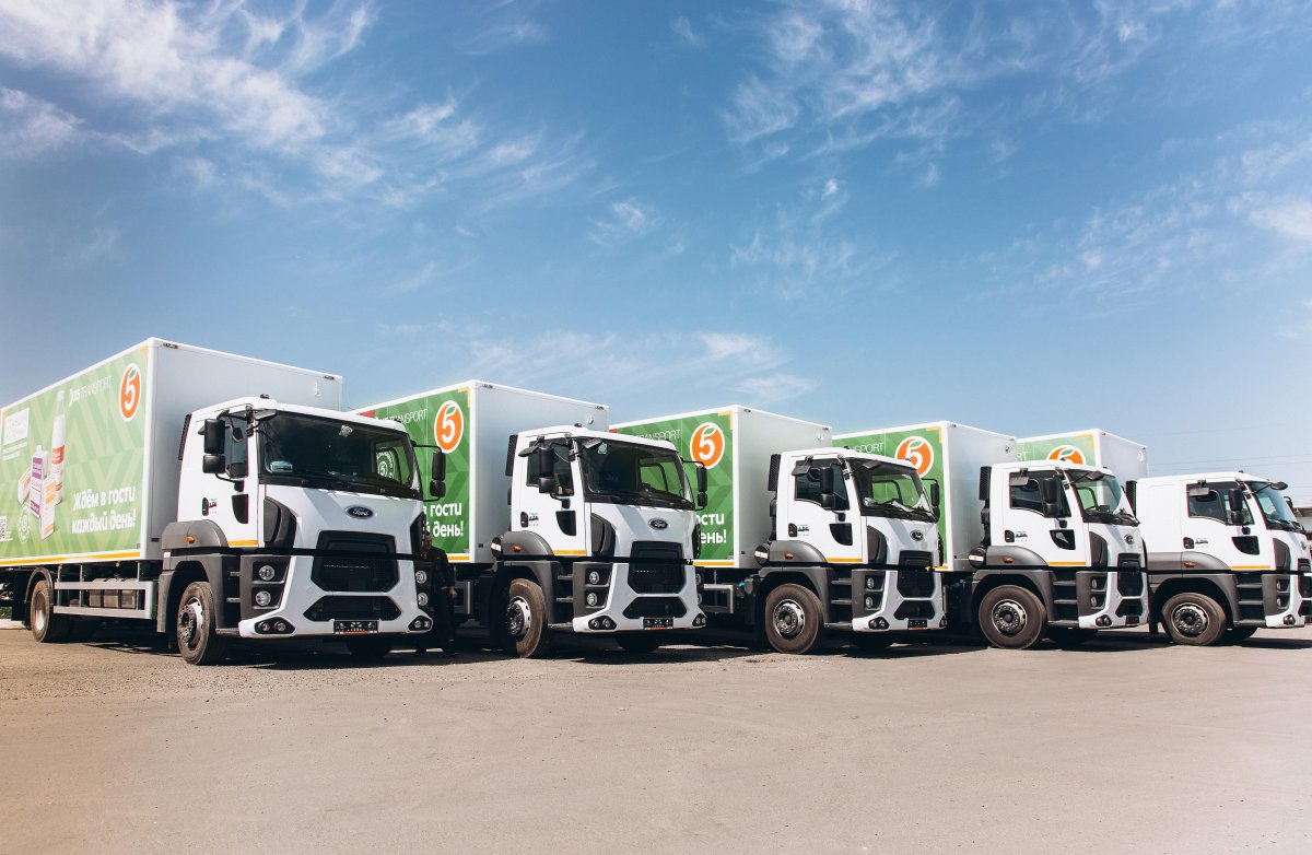 Грузовой автопарк х5 Ритейл групп