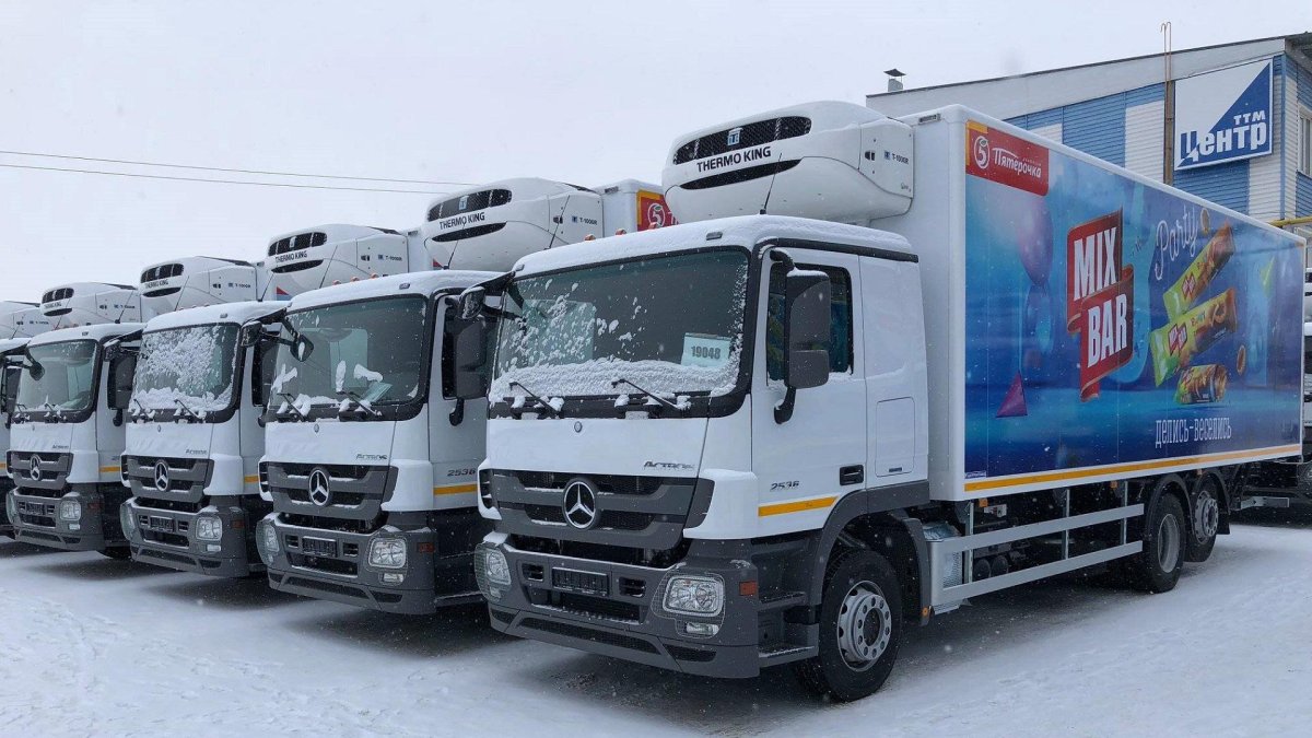 Isuzu, Iveco.(рефрижератор).Пятерочка