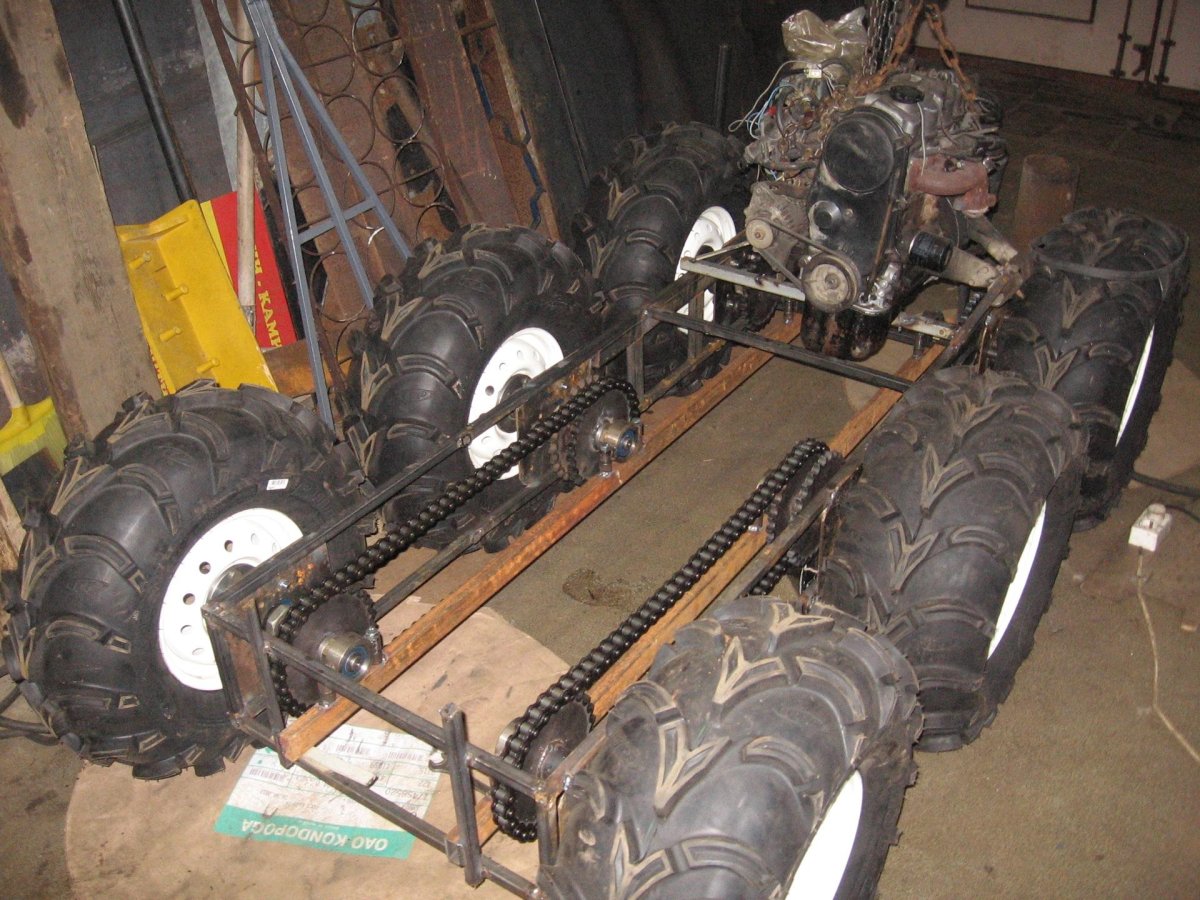 Вездеход переломка 6х6