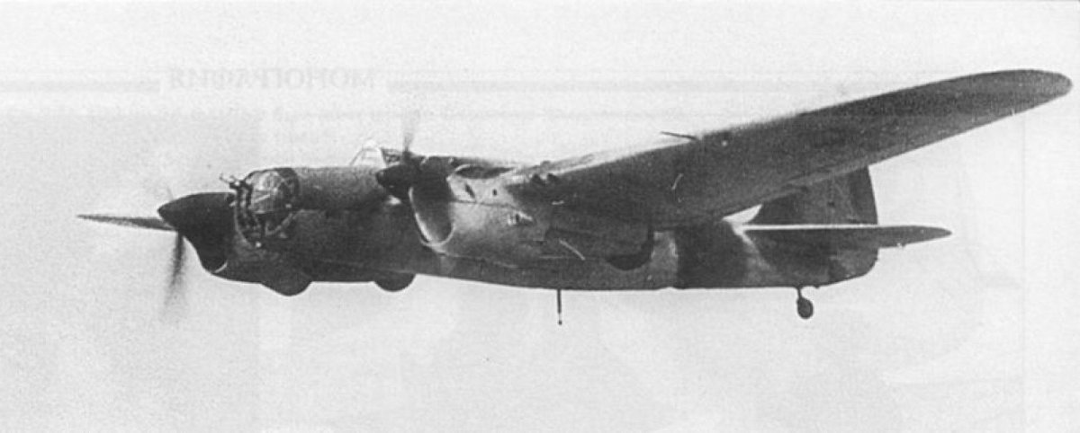 Скоростной бомбардировщик сб-2м-103