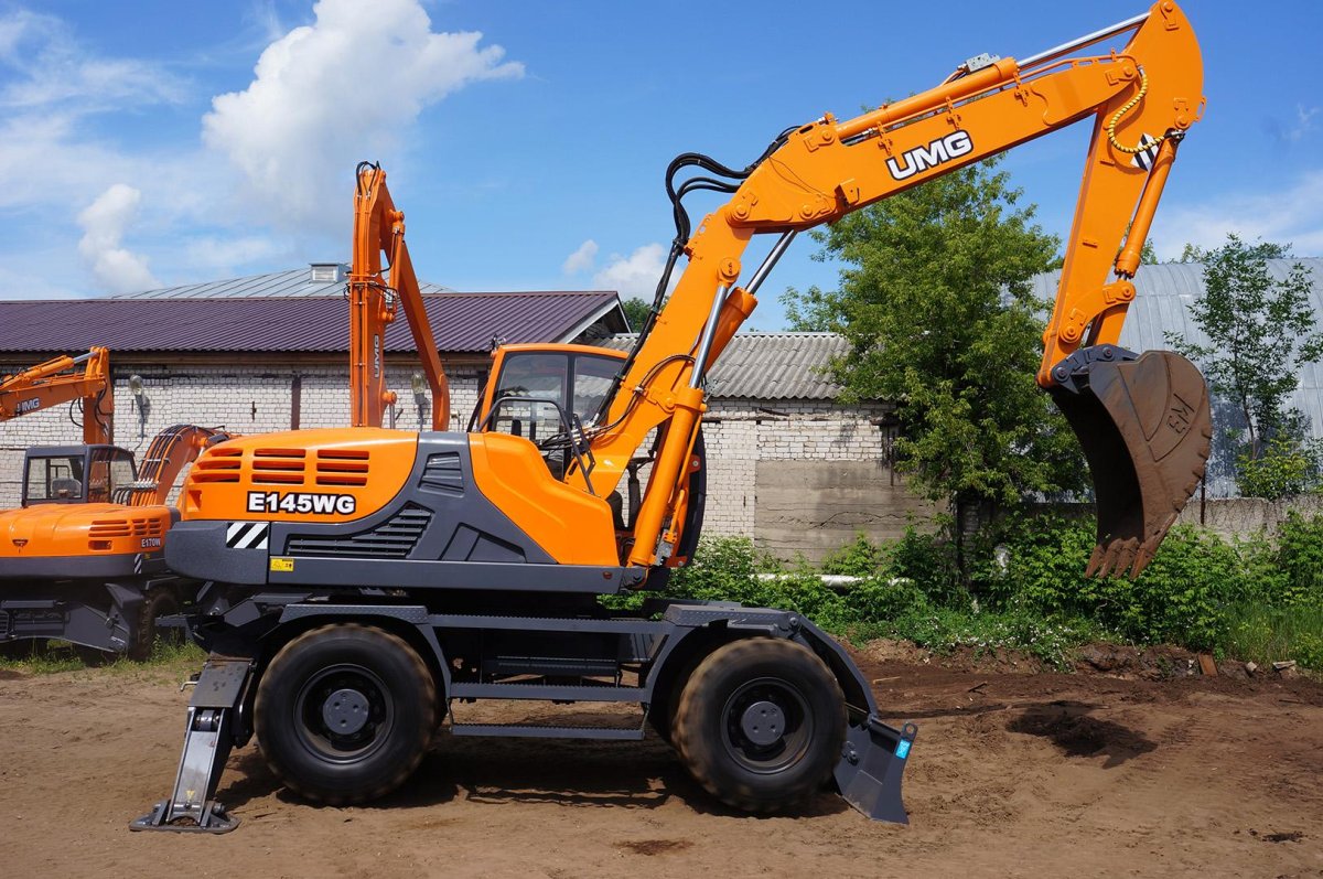 Колесный экскаватор e140wg