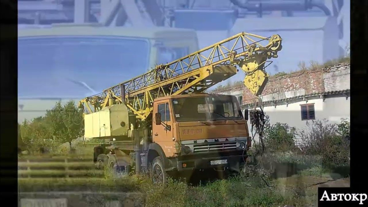 КАМАЗ 53213 кран