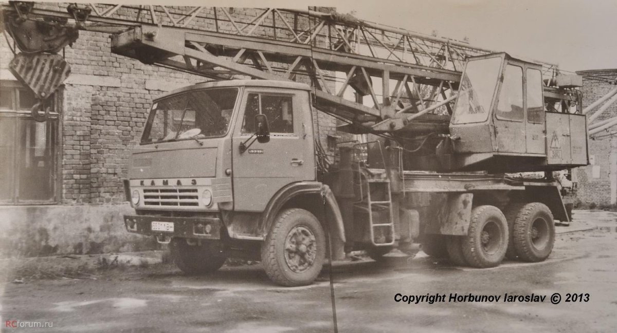 КАМАЗ-53213 башенный кран АБКС-6