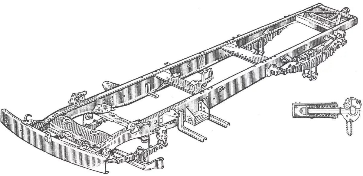 Рама автомобиля ЗИЛ 130