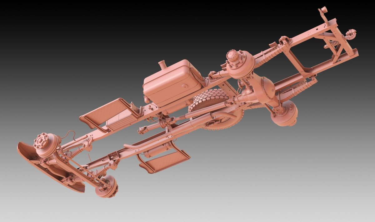 ЗИЛ 164 3д модель