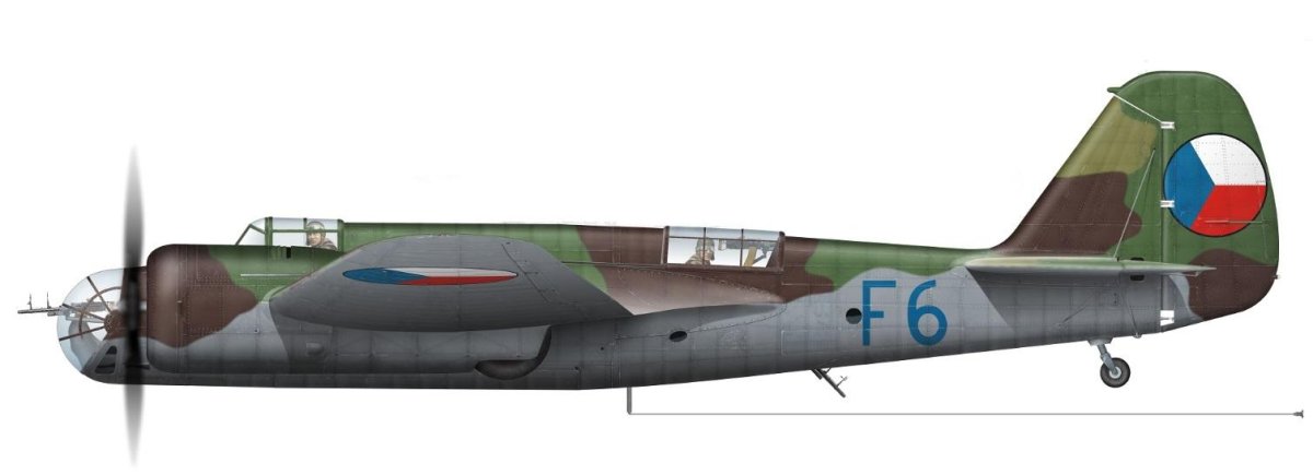 Avia b-71 бомбардировщик