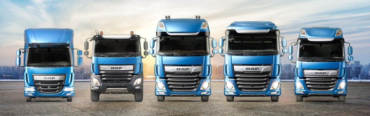 Модельный ряд грузовиков Даф 2023