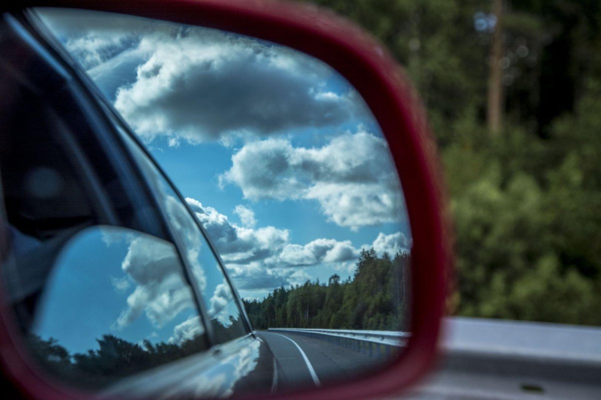 Окно машины