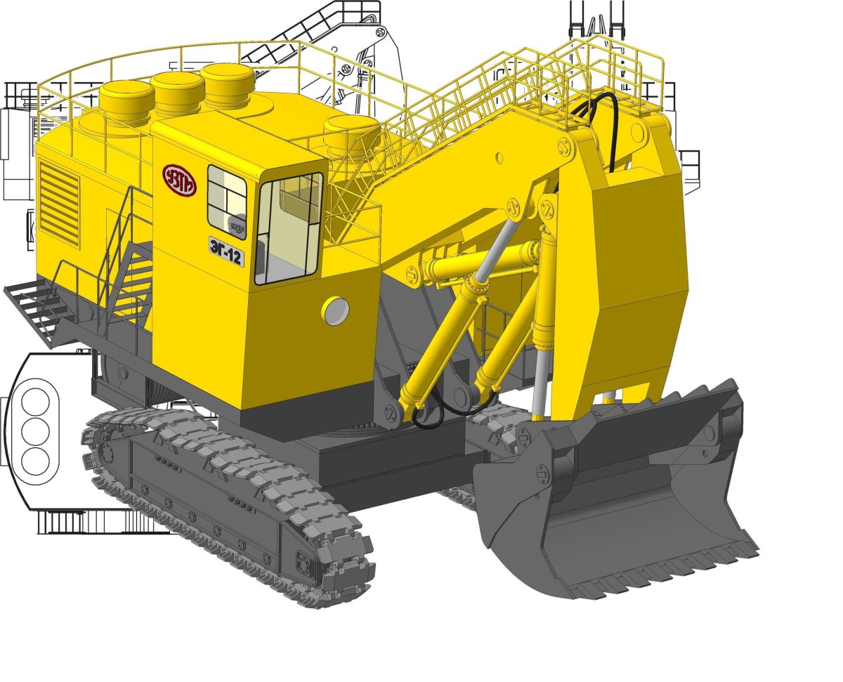 Экскаватор ЭКГ 110 гидравлический