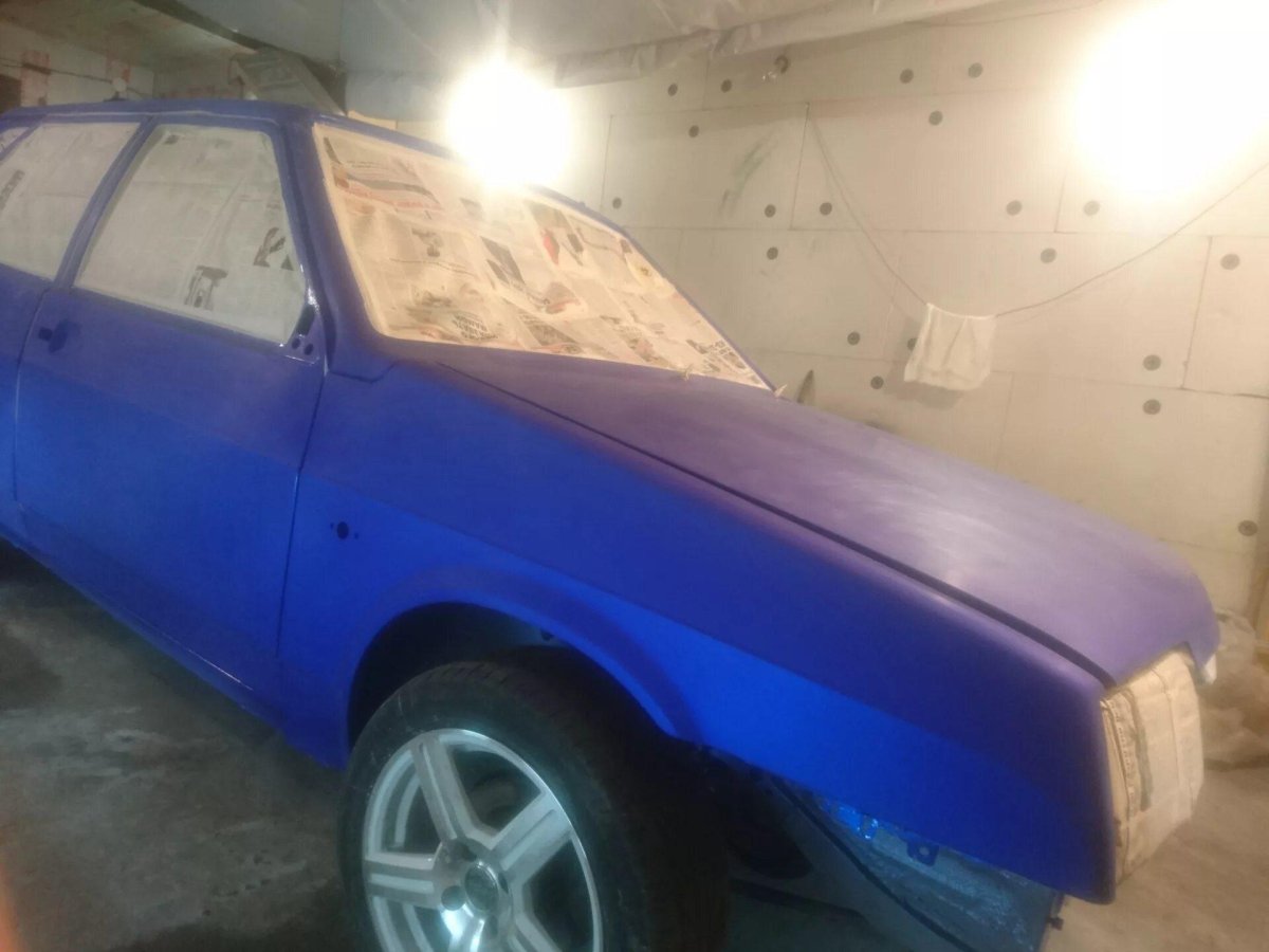 ВАЗ 2109 цвет ультрамарин