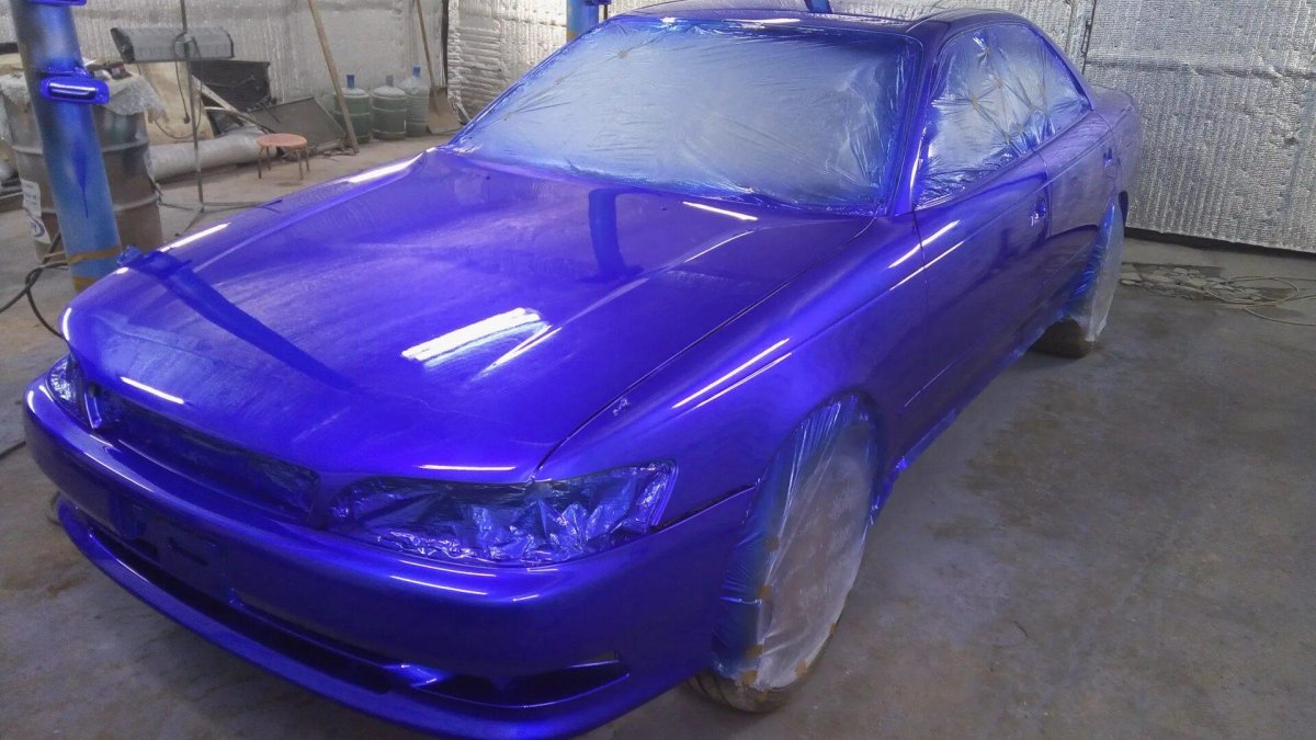 Марк 2 100 кузов цветом Кэнди