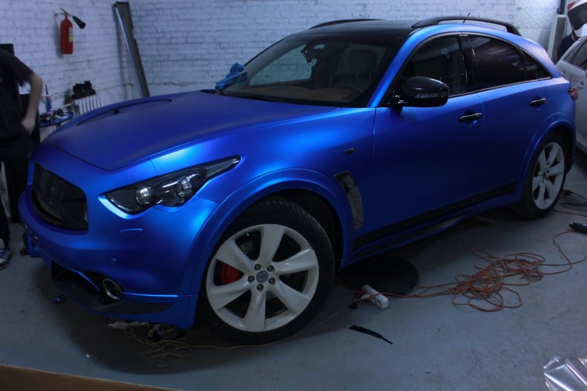 Infiniti fx50s синий
