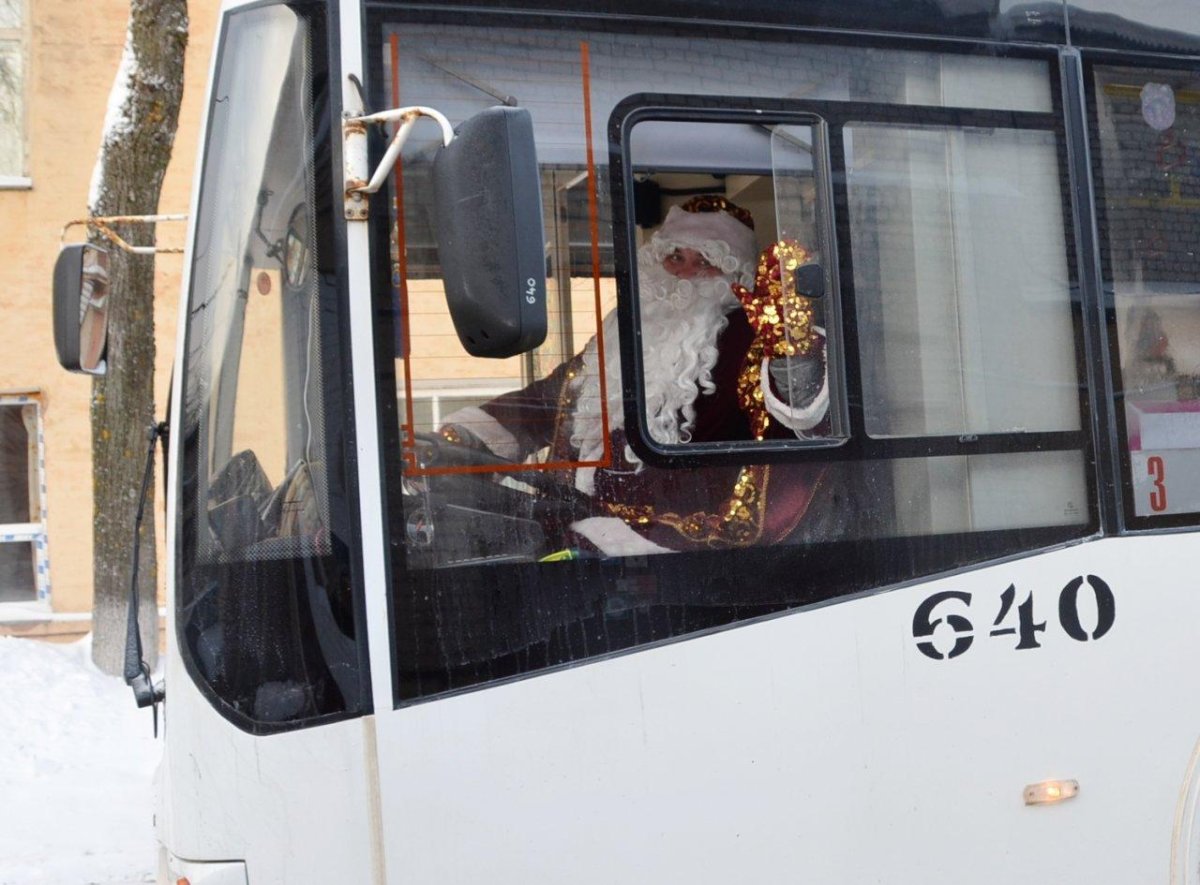 Новогодний троллейбус в Кирове