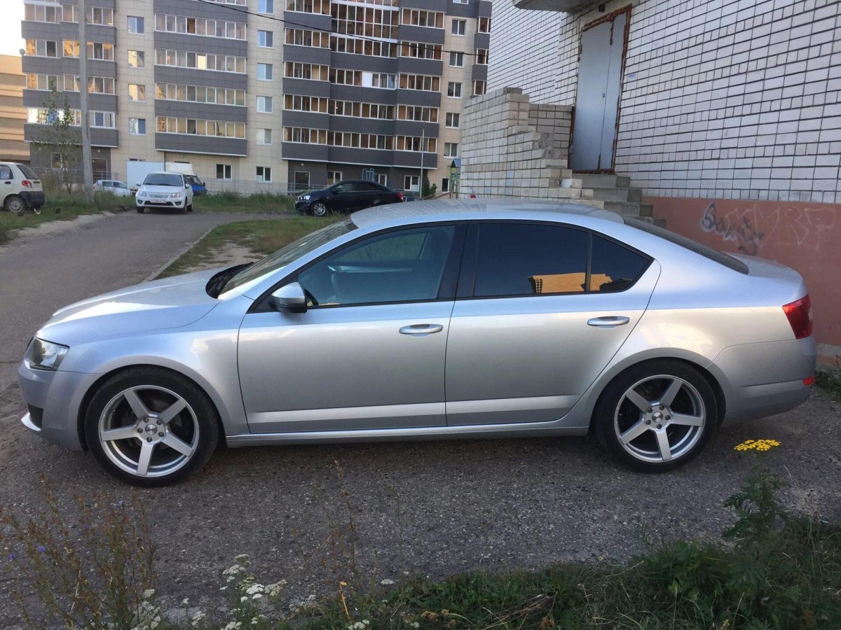 Шкода Октавия а7 занижение -50