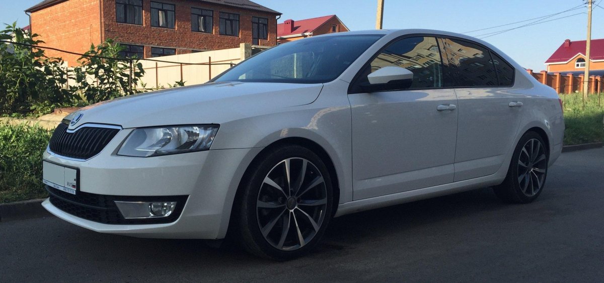 Skoda Octavia a7 занижение -40