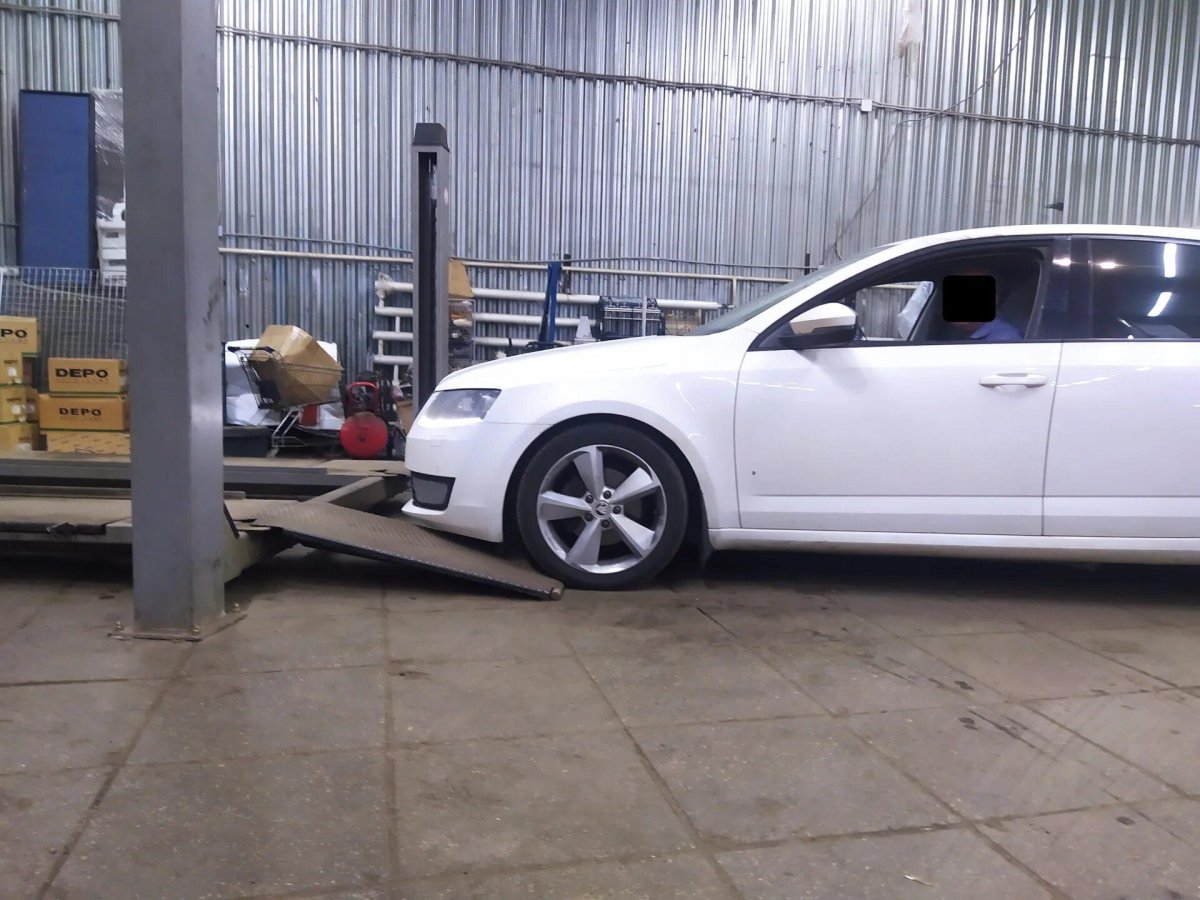 Octavia a7 занижение -30