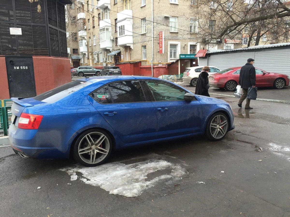 Skoda Octavia занижение