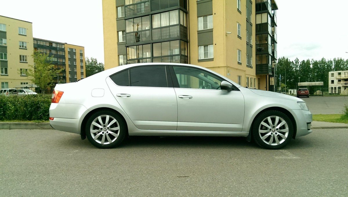Skoda Octavia a7 занижение -35