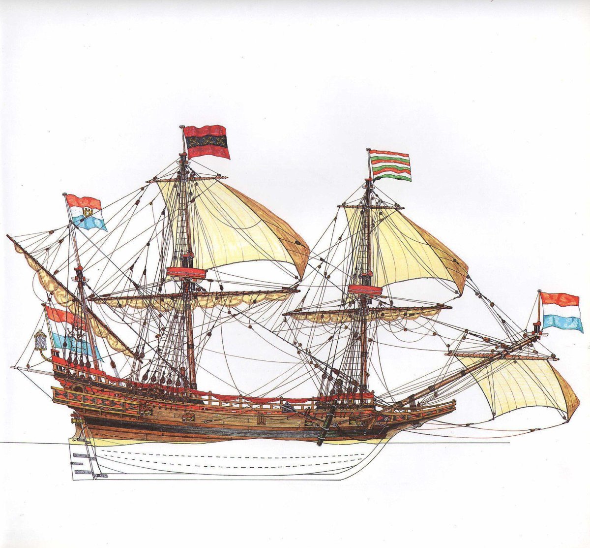 Голландский ПИНАС 17 века