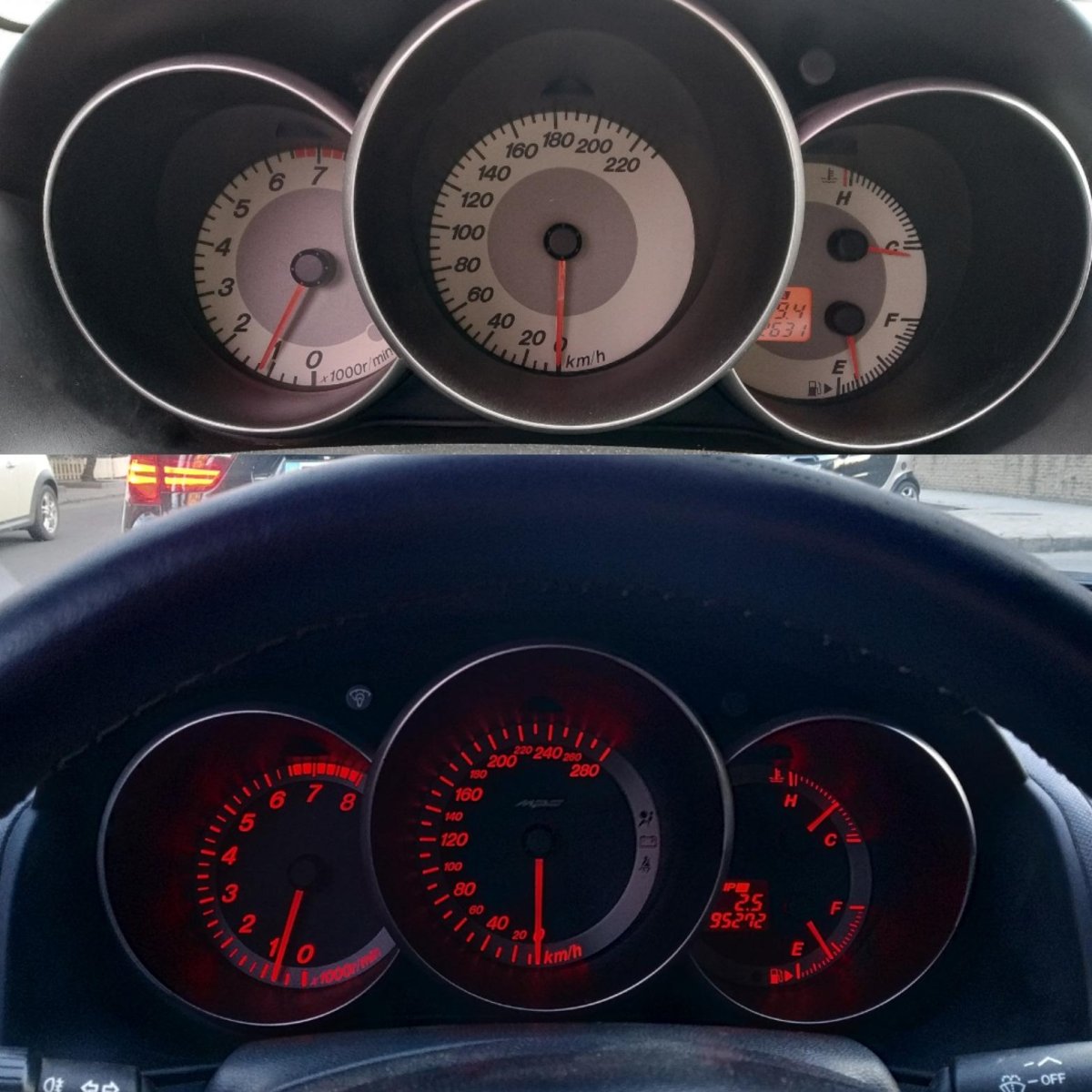 Mazda 3 приборная панель