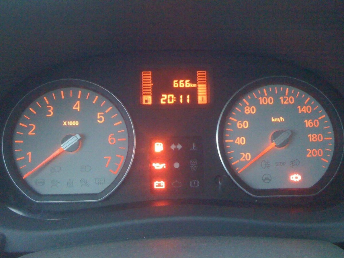 Приборная панель Рено Логан