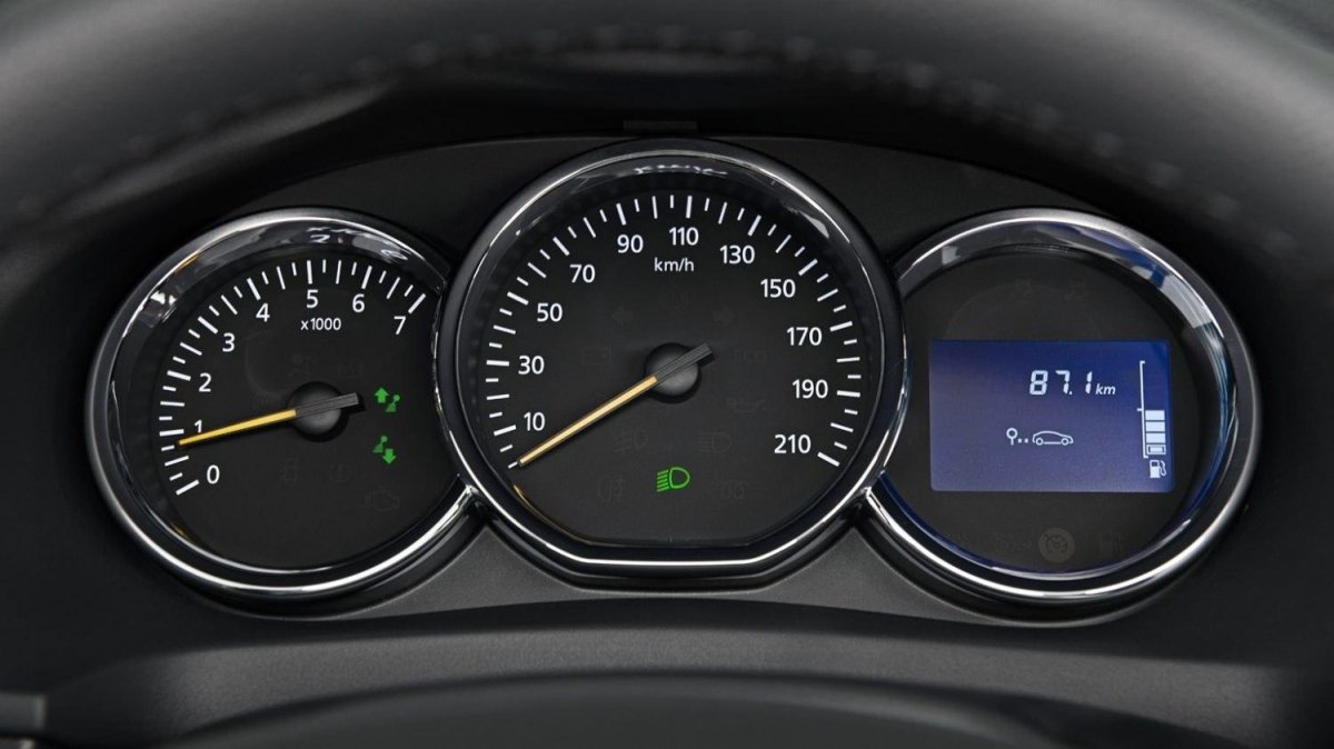 Renault Sandero приборная панель