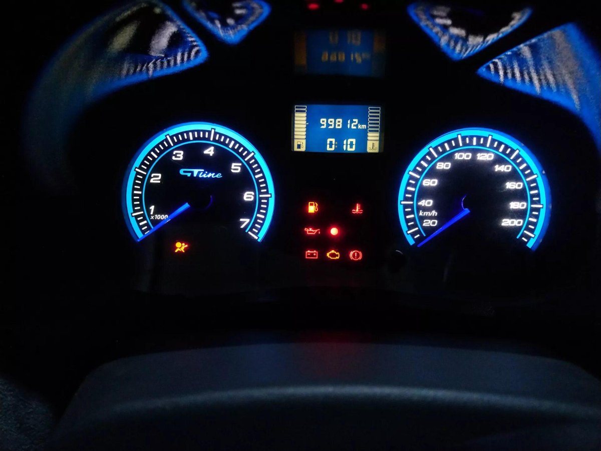 Подсветка приборной панели Рено Логан 1