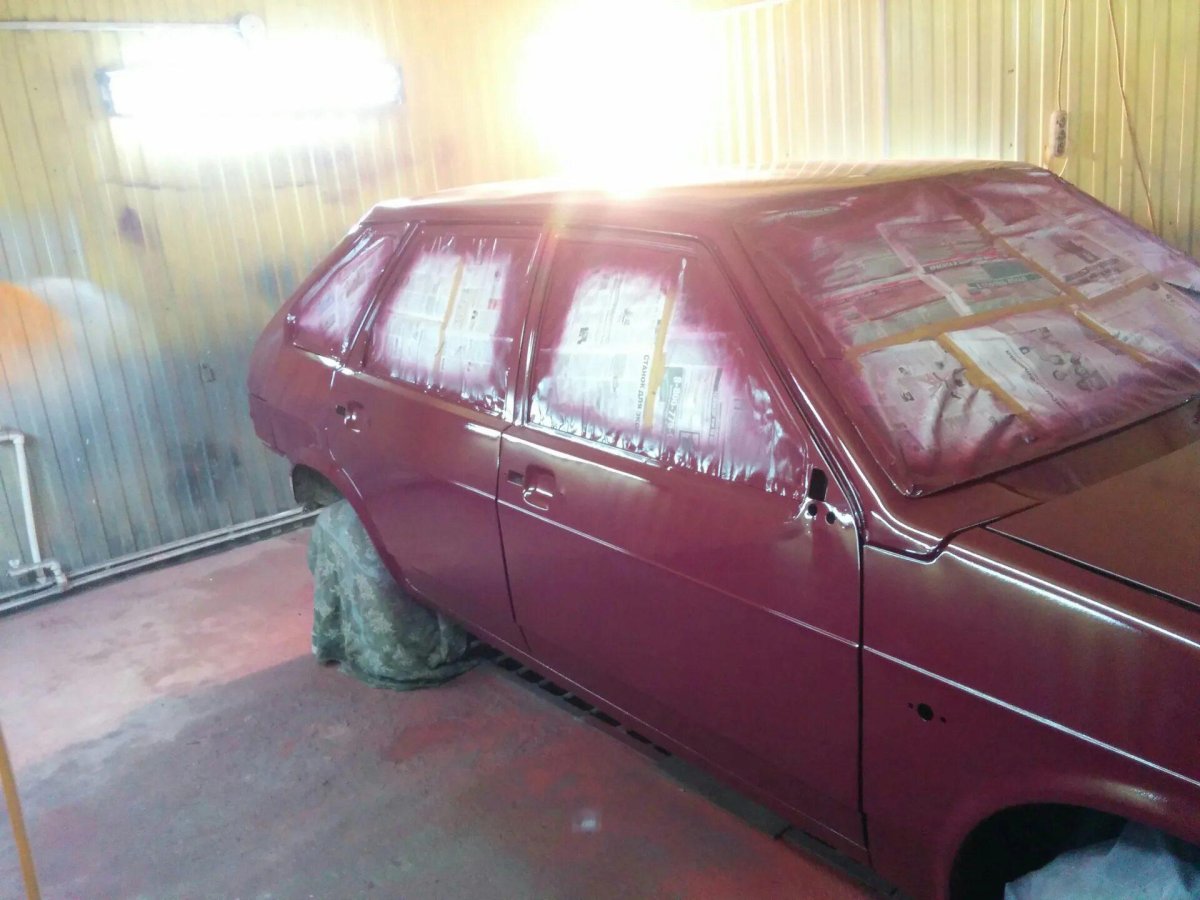 ВАЗ 2109 вишневый металлик