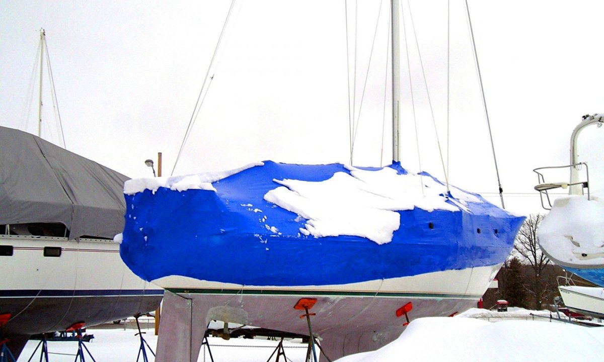 Зимнее хранение яхт
