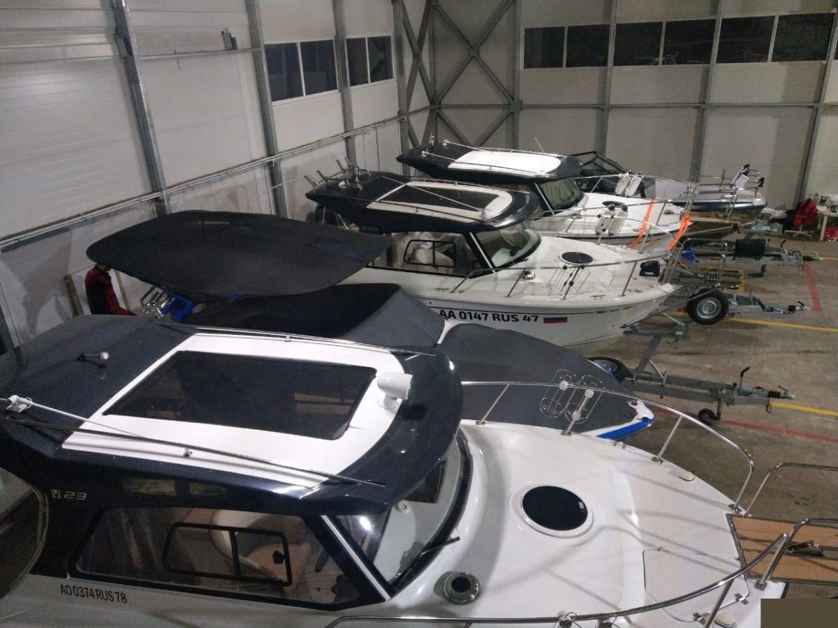 Модуль плавучести для зимней стоянки катеров