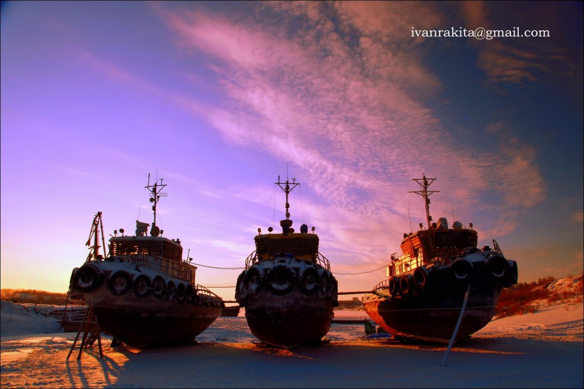 Игарка зимой