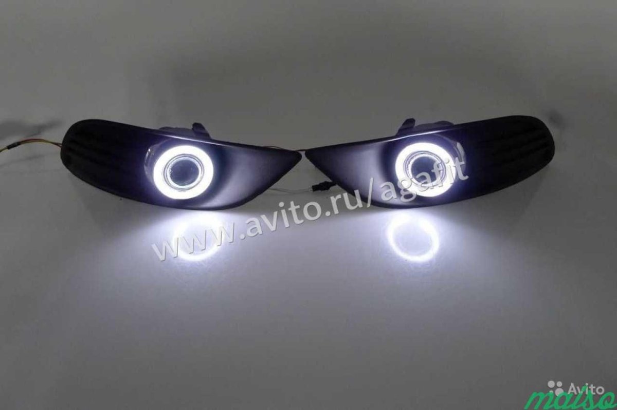 Туманки с линзами на Форд фокус 3