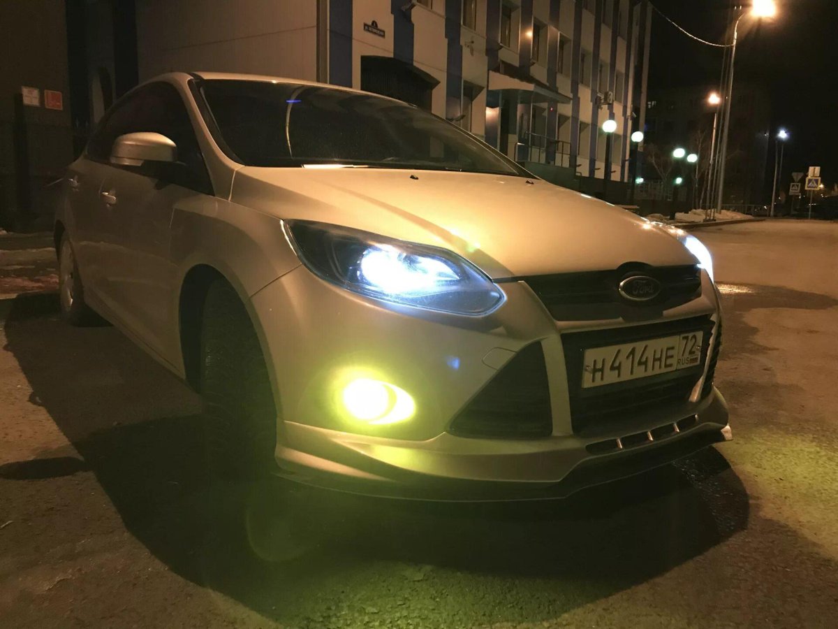 Лампочки в туманки Форд фокус 3