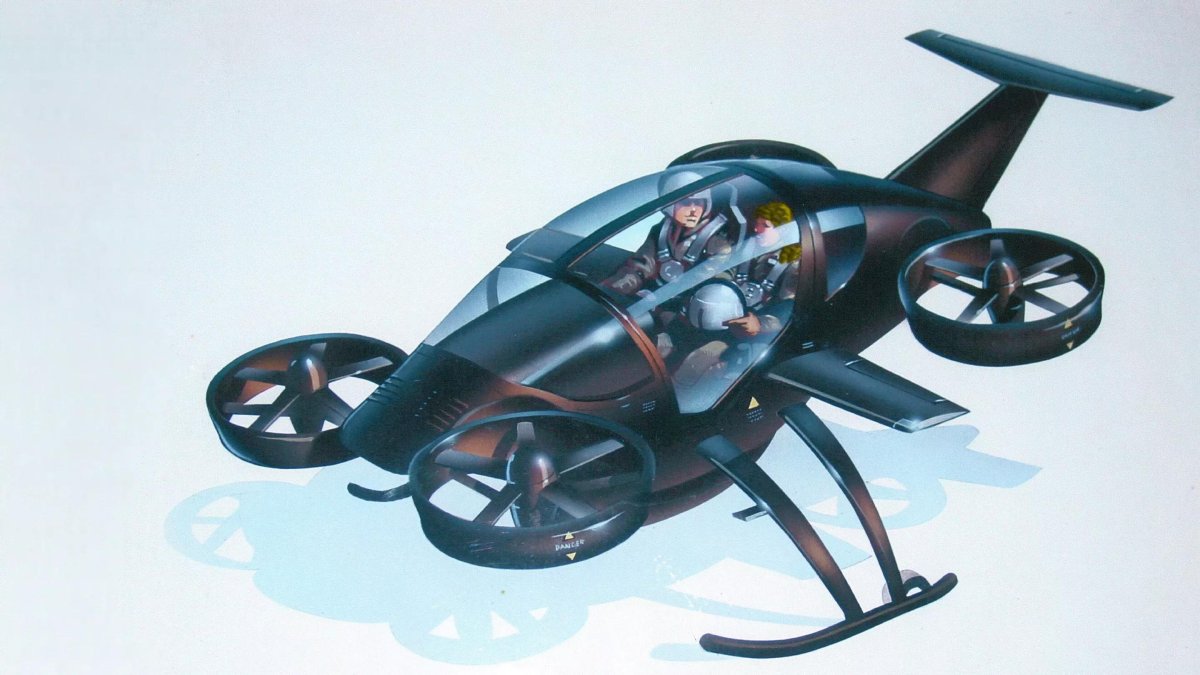 Реактивный конвертоплан концепт