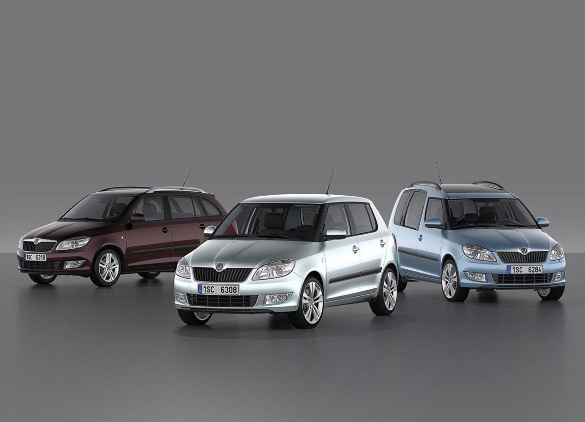 Модель 1/18 Skoda Fabia New