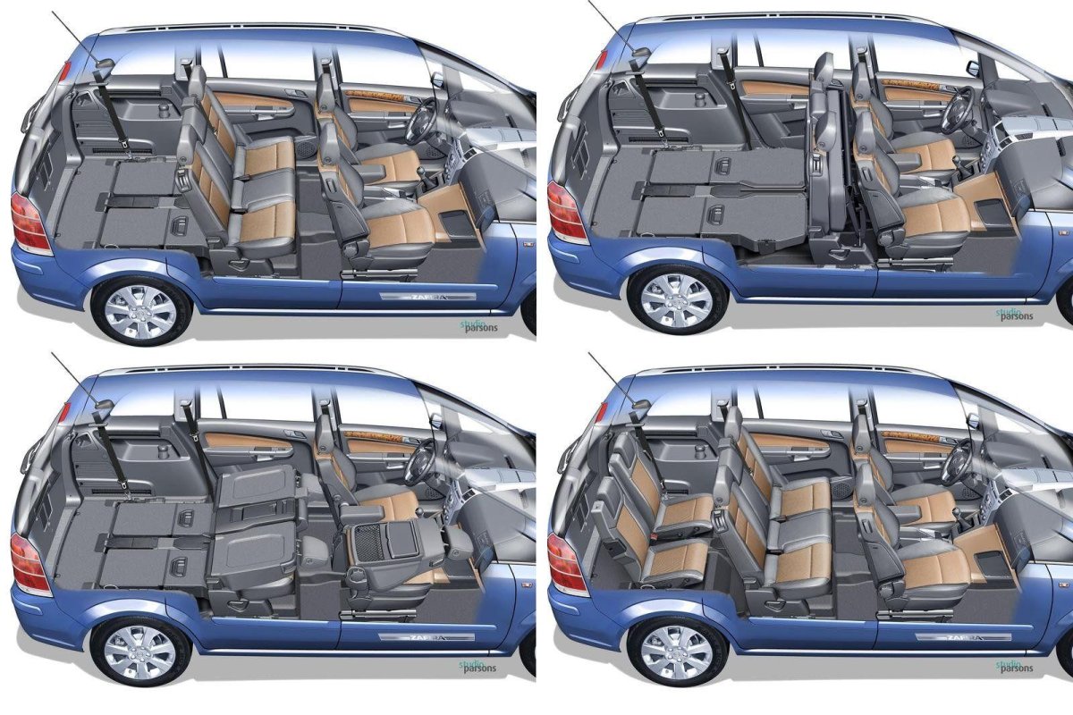 Опель Зафира 7 мест