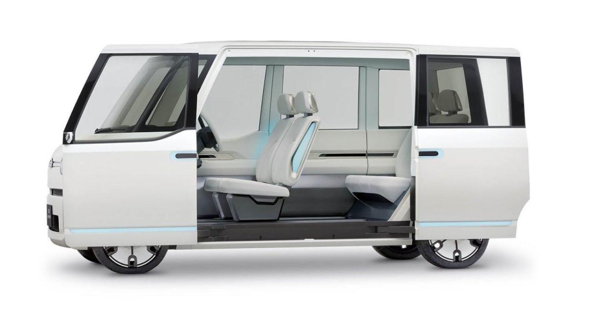 Микроавтобус с двумя сдвижными дверями