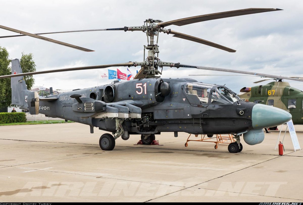 Вертолет ка-52 "Аллигатор"