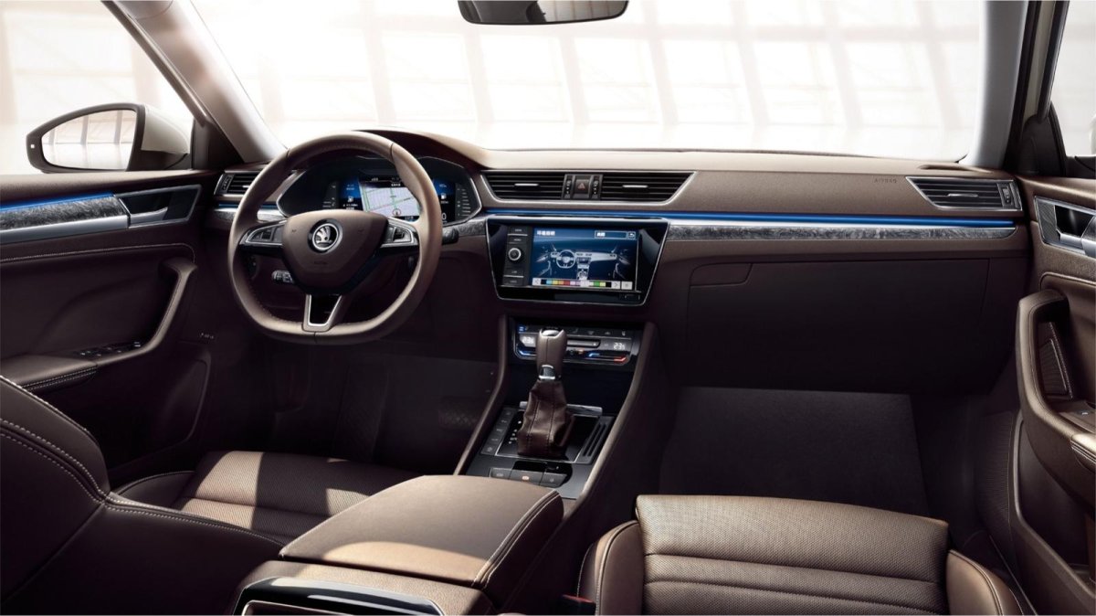 Шкода Суперб 2021 салон