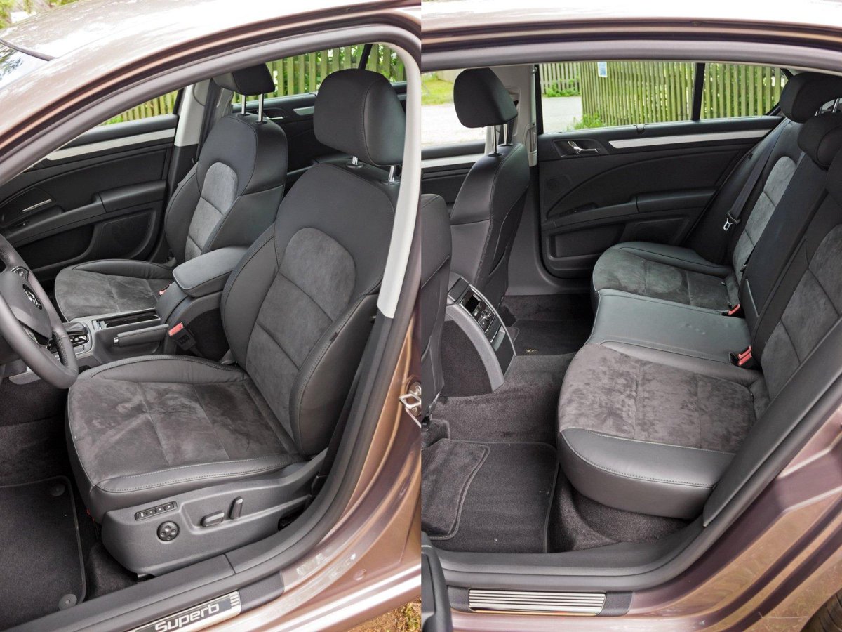 Шкода Суперб 2 салон
